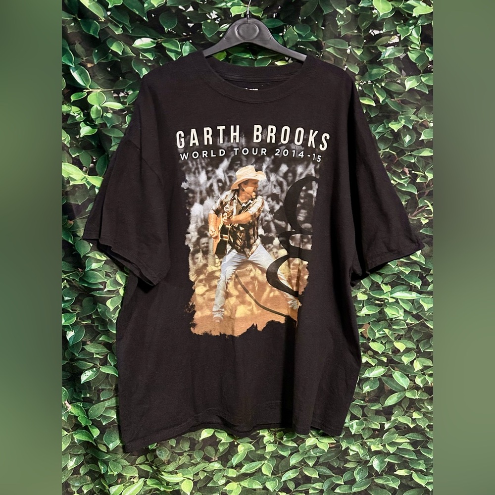 Garth Brooks World Tour 2014 - 2015 Concert T Shirt Black Men’s XL